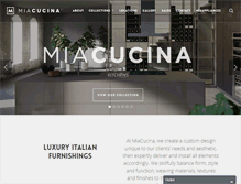 Tablet Screenshot of miacucina.com